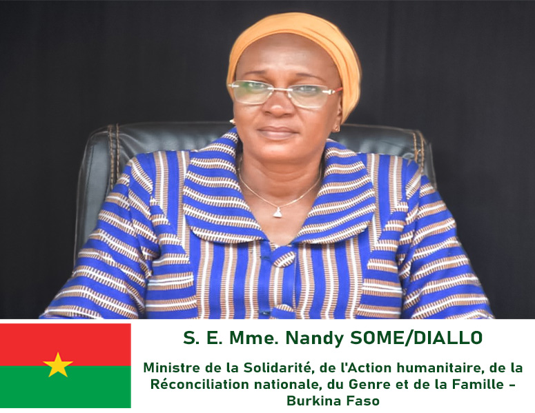 Exclusivement au Centre ACRESS: S.E. Mme Nandy DIALLO, ministre burkinabée du Genre et de la famille, fait le point sur la stratégie du pays pour la promotion de la femme