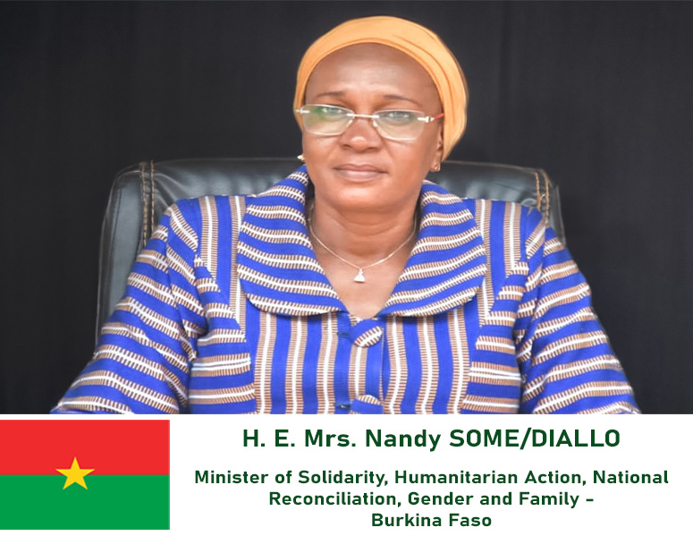 Exclusively for ACRESS Center: H.E. Ms. Nandy SOME DIALLO, Burkina Faso Minister of Gender and Family, speak about the country's strategy for the women empowerment.